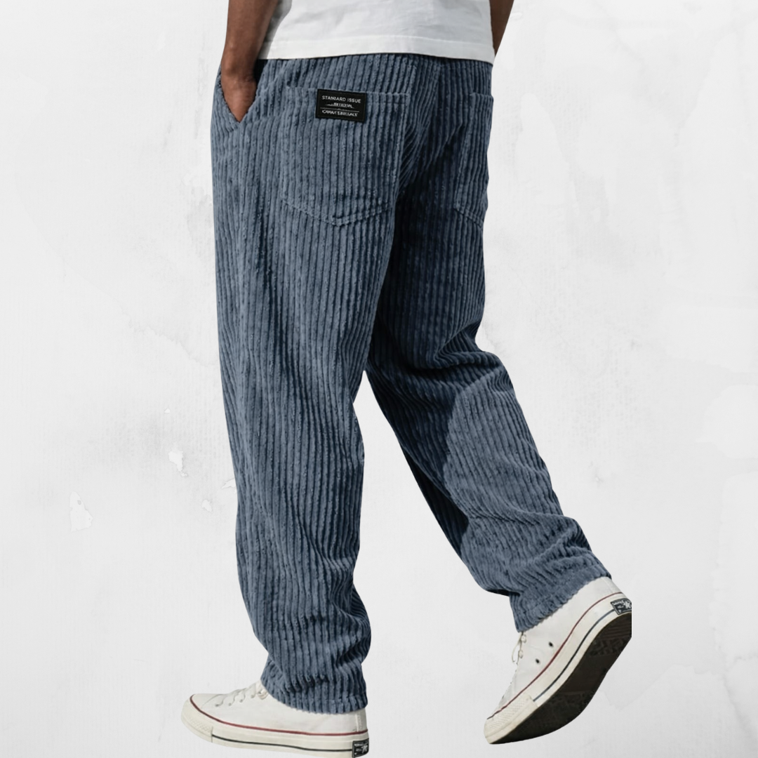 FIRST | VELCRO CORDUROY RELAXED FIT TROUSERS