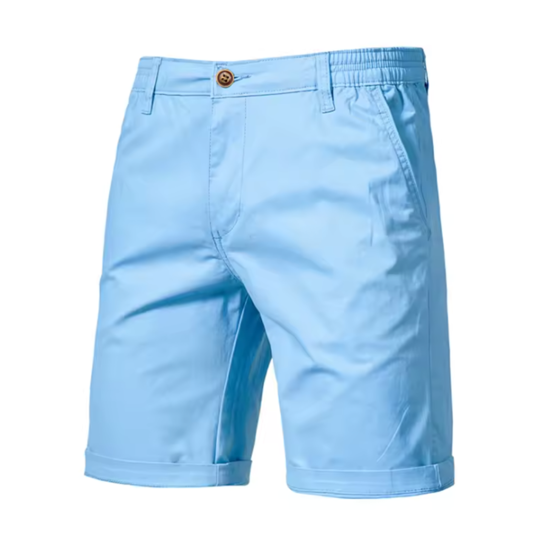 TADDEO | PANTALONCINI IN 100% COTONE CON VITA ELASTICIZZATA