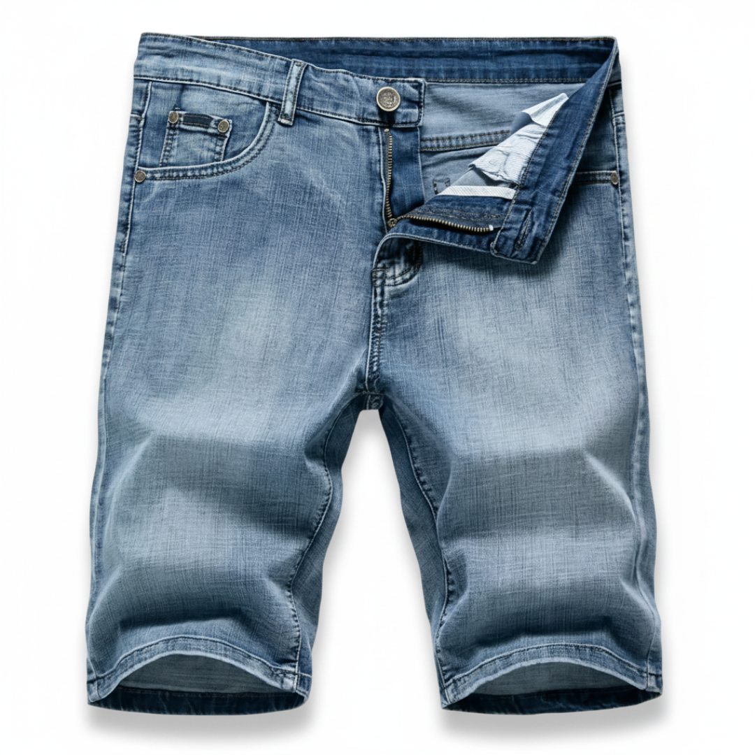 TINO | SHORTS IN DENIM ELASTICIZZATO