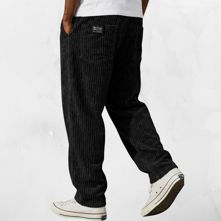 FIRST | VELCRO CORDUROY RELAXED FIT TROUSERS