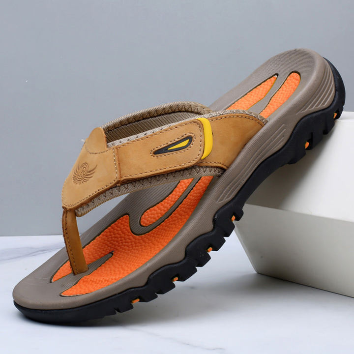 ENZO | DURABLE LEATHER SANDALS