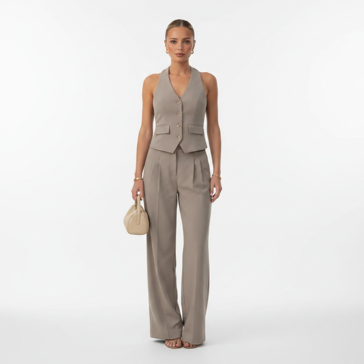 ILARA | COMPLETO GILET E PANTALONI