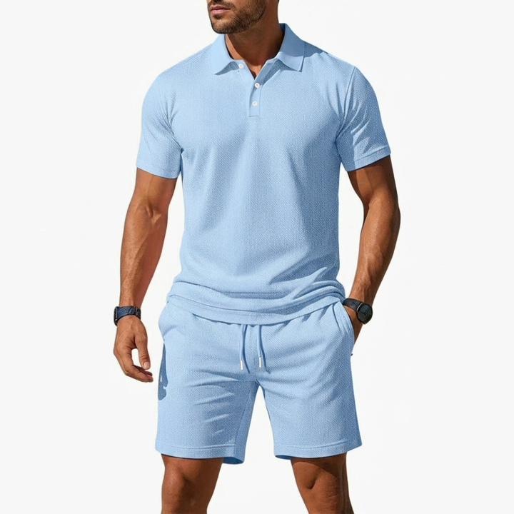 PIERO | COMPLETO ESSENZIALE POLO E PANTALONCINI