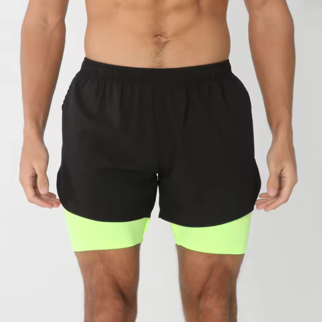 ROMOLO | PANTALONCINI DA PALESTRA 2 IN 1 AD ASCIUGATURA RAPIDA