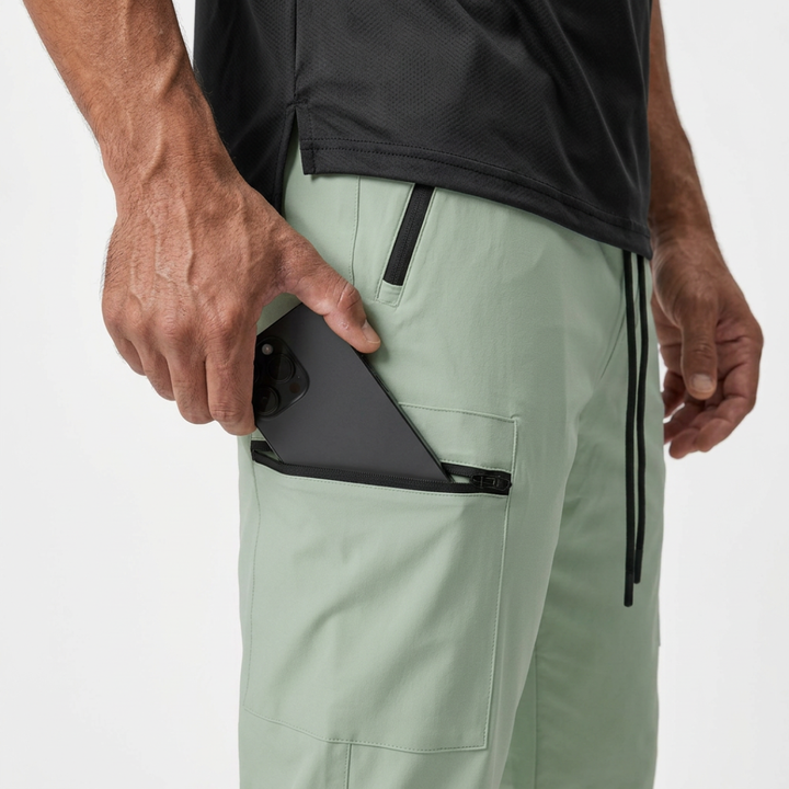 LAVE | PANTALONI CARGO MULTIUSO AD ASCIUGATURA RAPIDA CON POLSINI ELASTICI ALLE CAVIGLIE