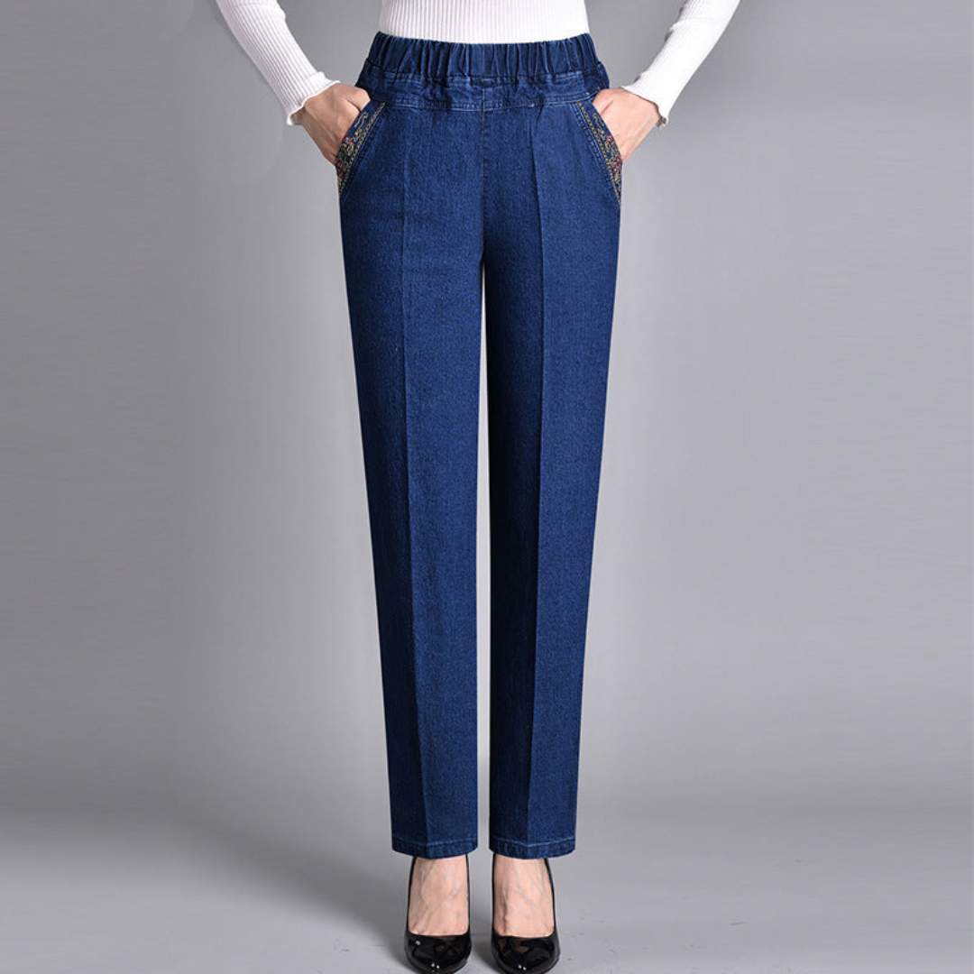 SERAFINA | JEANS STRETCH CON VITA ELASTICIZZATA