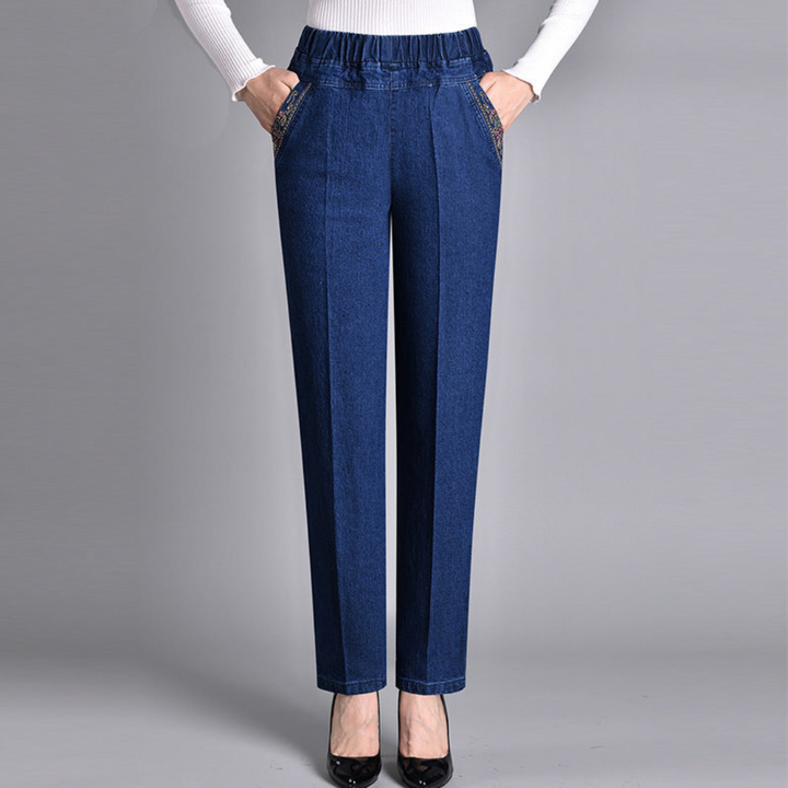SERAFINA | JEANS STRETCH CON VITA ELASTICIZZATA