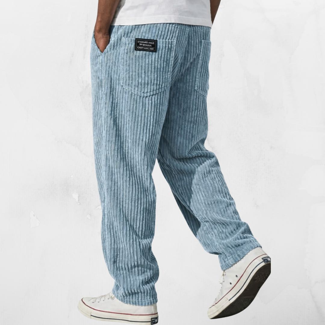 FIRST | VELCRO CORDUROY RELAXED FIT TROUSERS