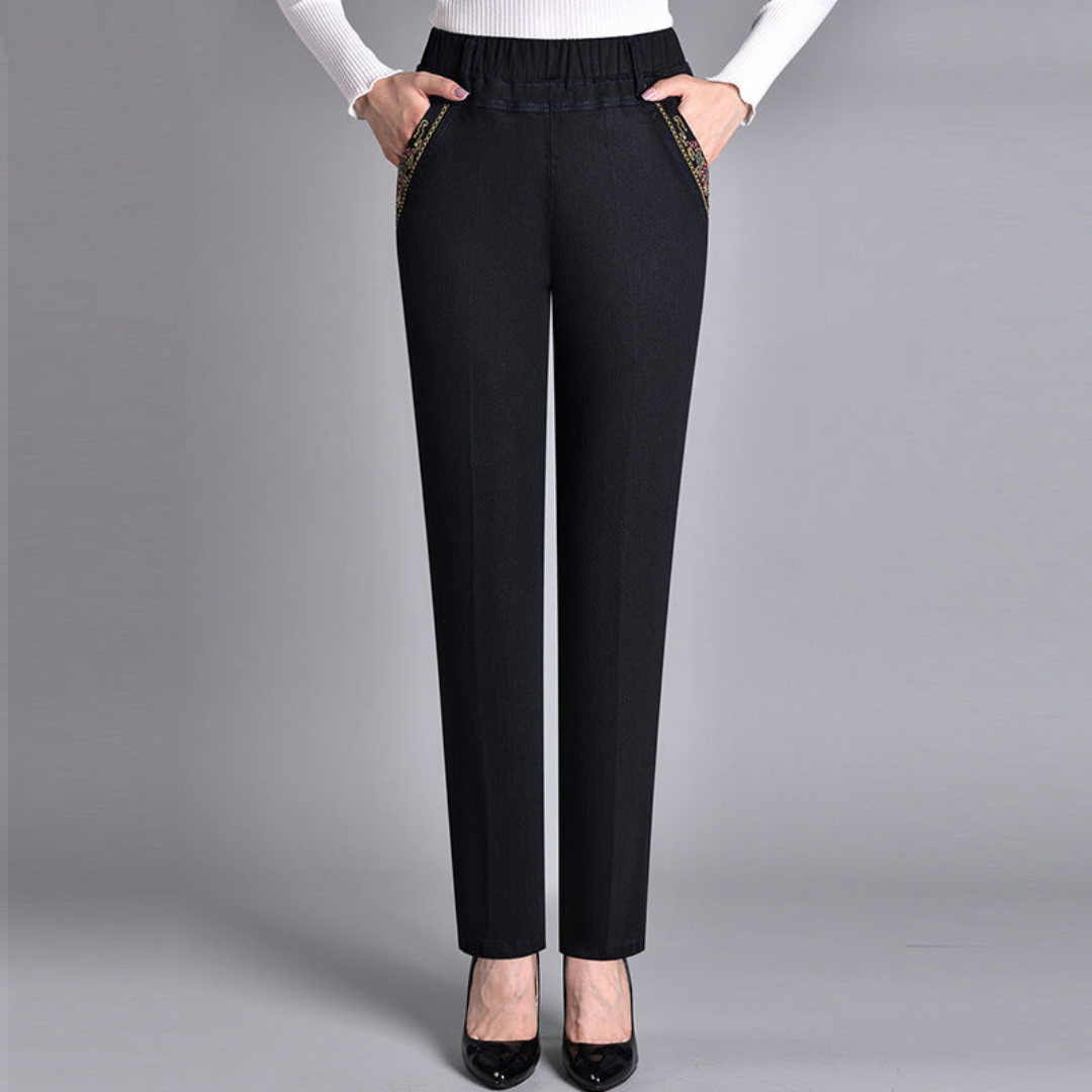 SERAFINA | JEANS STRETCH CON VITA ELASTICIZZATA