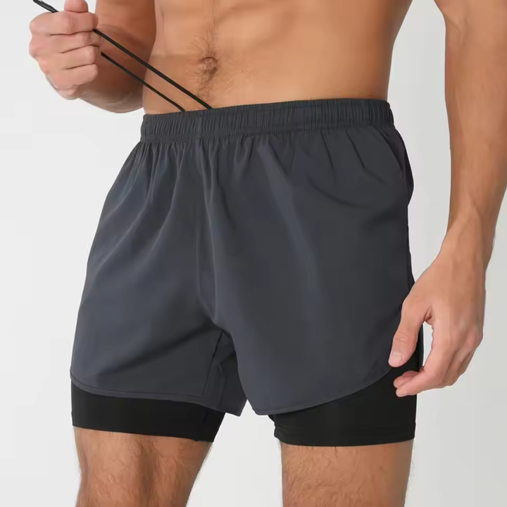 ROMOLO | PANTALONCINI DA PALESTRA 2 IN 1 AD ASCIUGATURA RAPIDA