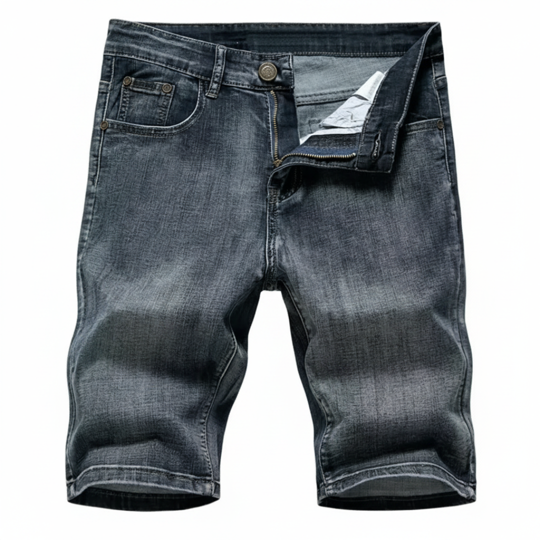 TINO | SHORTS IN DENIM ELASTICIZZATO
