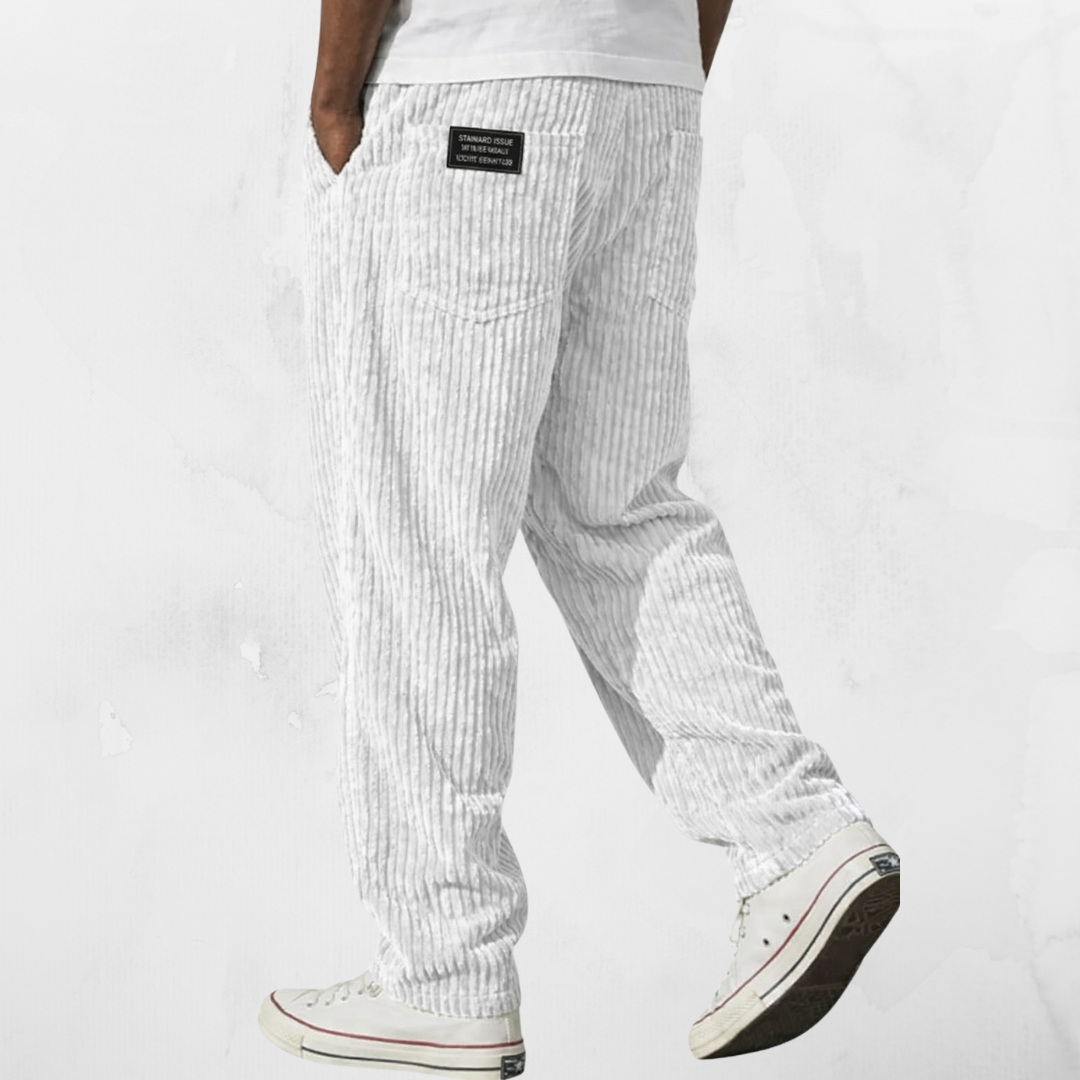 FIRST | VELCRO CORDUROY RELAXED FIT TROUSERS