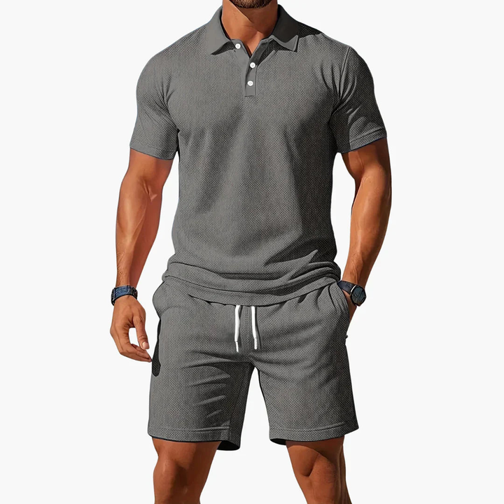 PIERO | COMPLETO ESSENZIALE POLO E PANTALONCINI