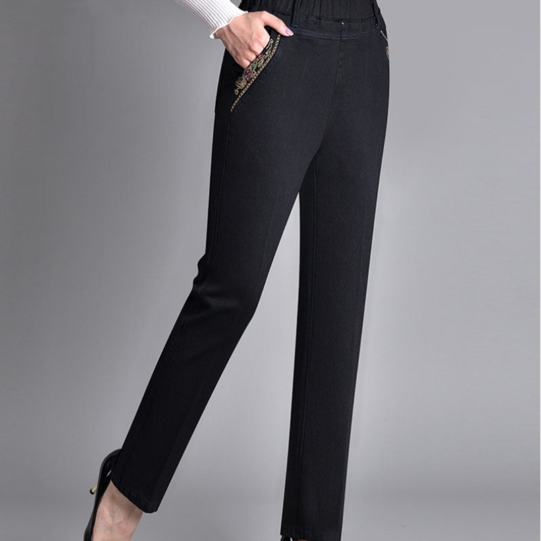 SERAFINA | JEANS STRETCH CON VITA ELASTICIZZATA