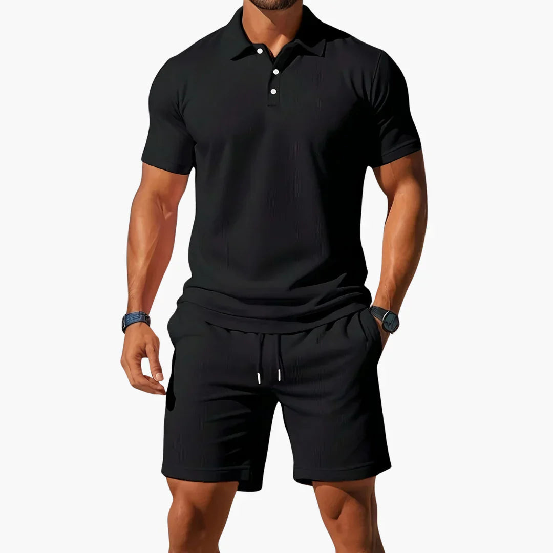PIERO | COMPLETO ESSENZIALE POLO E PANTALONCINI