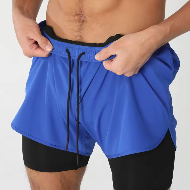ROMOLO | PANTALONCINI DA PALESTRA 2 IN 1 AD ASCIUGATURA RAPIDA