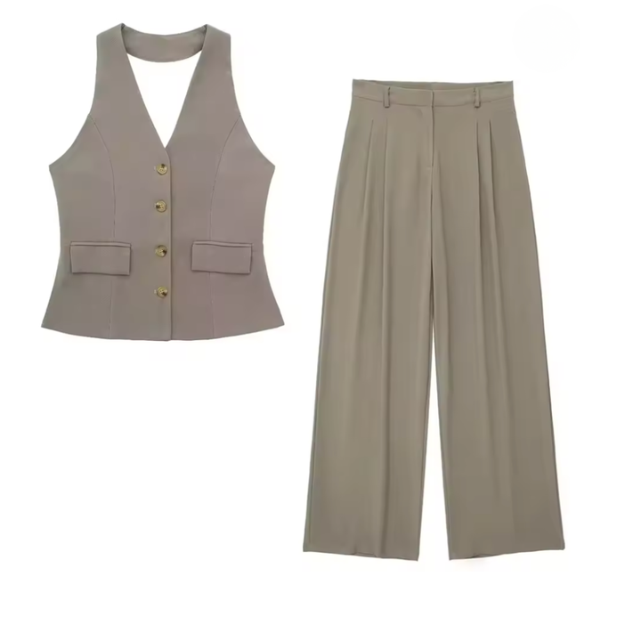 ILARA | COMPLETO GILET E PANTALONI