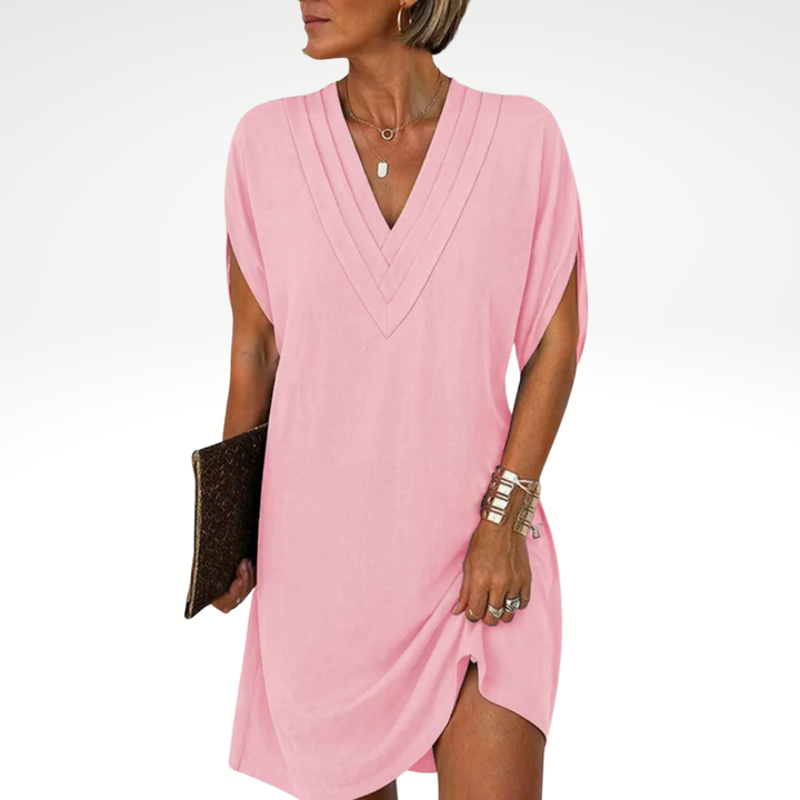 ANNINA | ABITO ELEGANTE CON SCOLLO A V