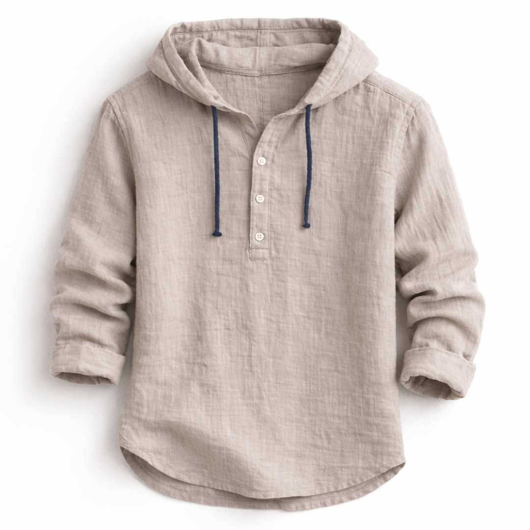 ELIO | LINEN HOODIE