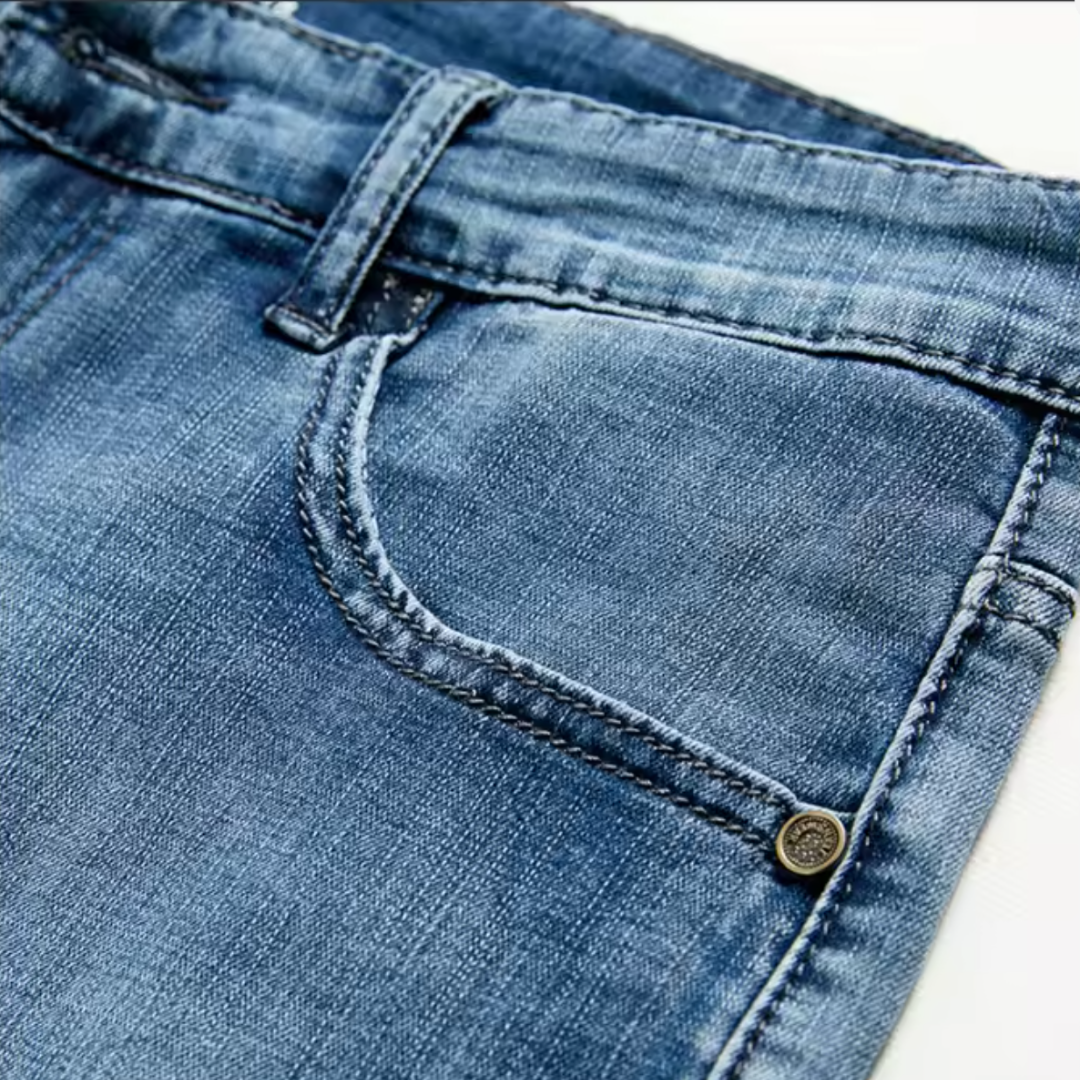 TINO | SHORTS IN DENIM ELASTICIZZATO