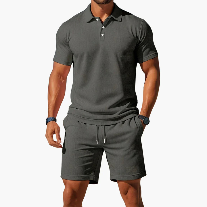 PIERO | COMPLETO ESSENZIALE POLO E PANTALONCINI