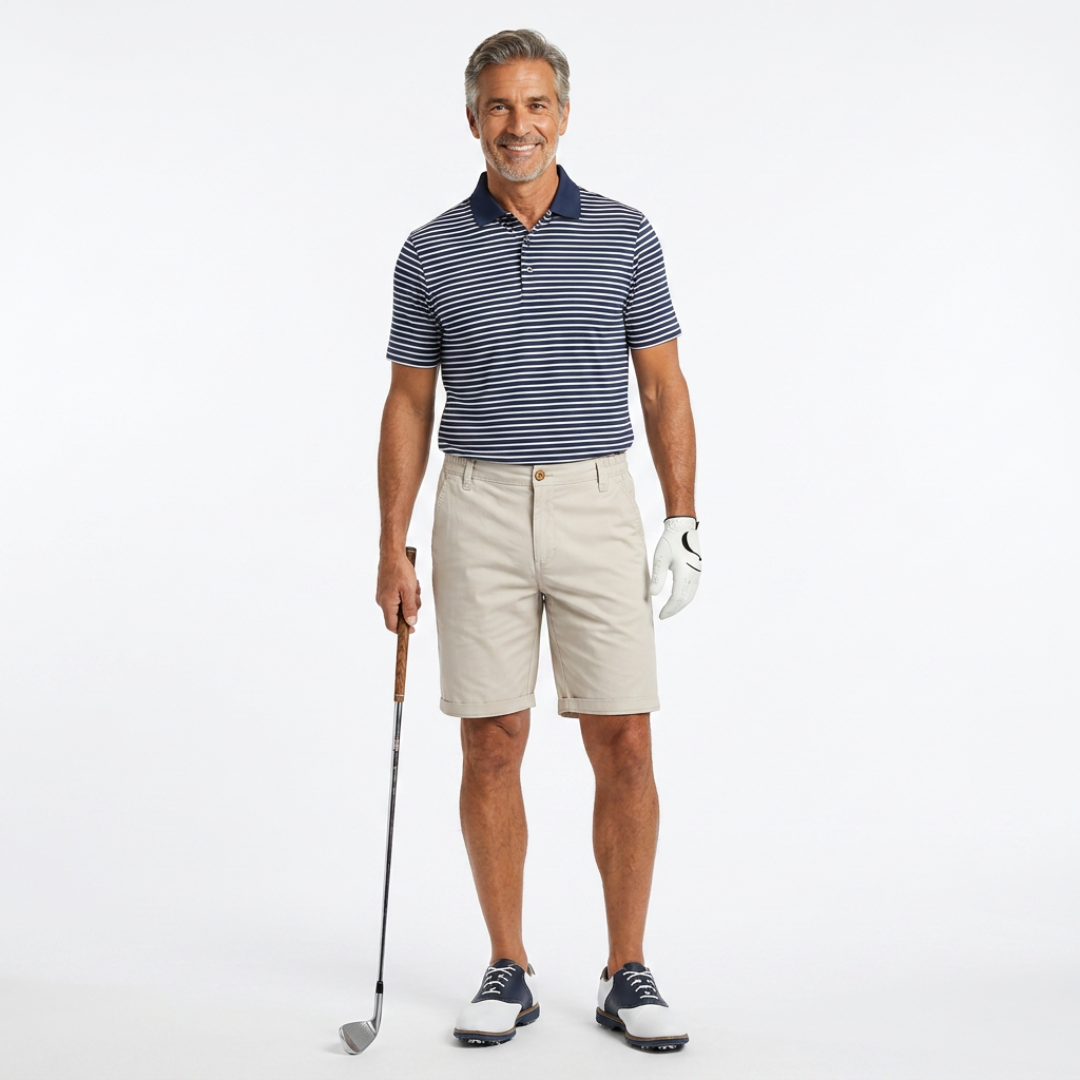 TADDEO | PANTALONCINI IN 100% COTONE CON VITA ELASTICIZZATA