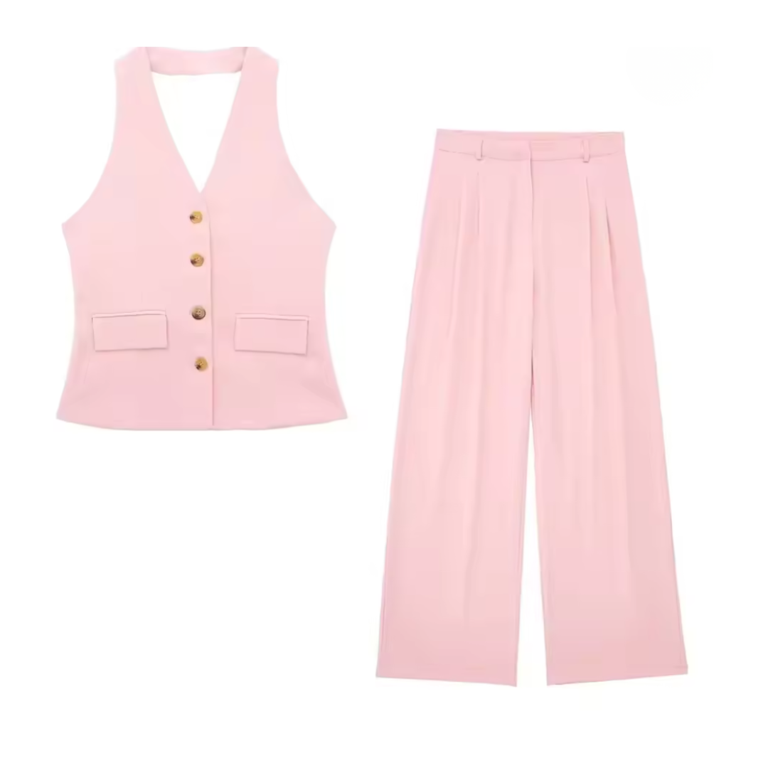 ILARA | COMPLETO GILET E PANTALONI