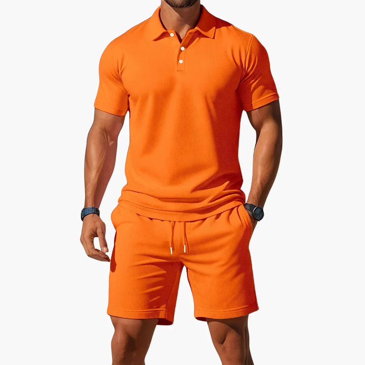 PIERO | COMPLETO ESSENZIALE POLO E PANTALONCINI