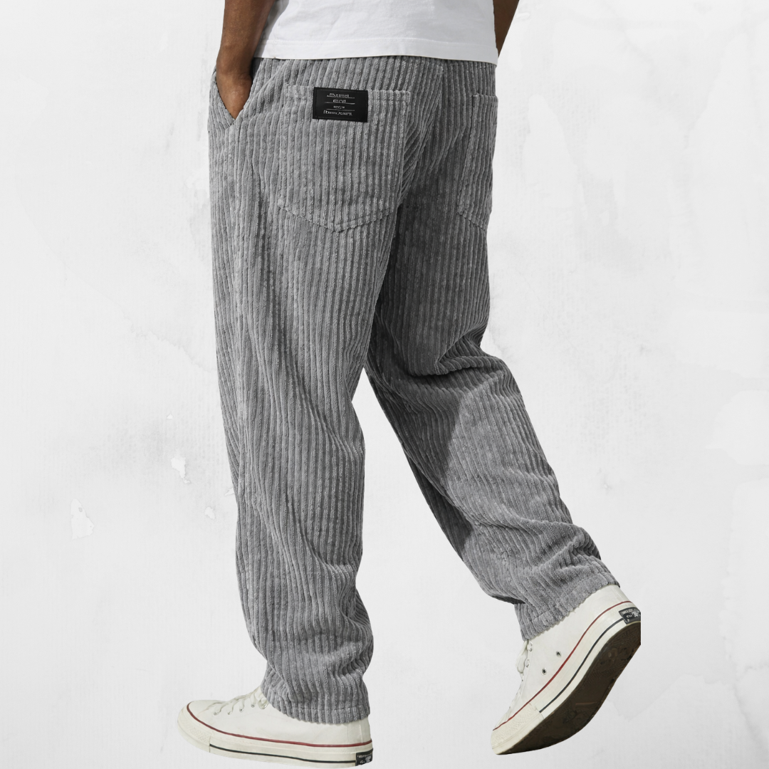 FIRST | VELCRO CORDUROY RELAXED FIT TROUSERS