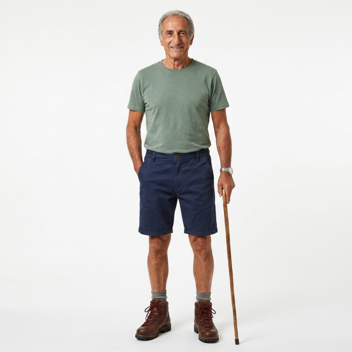 TADDEO | PANTALONCINI IN 100% COTONE CON VITA ELASTICIZZATA