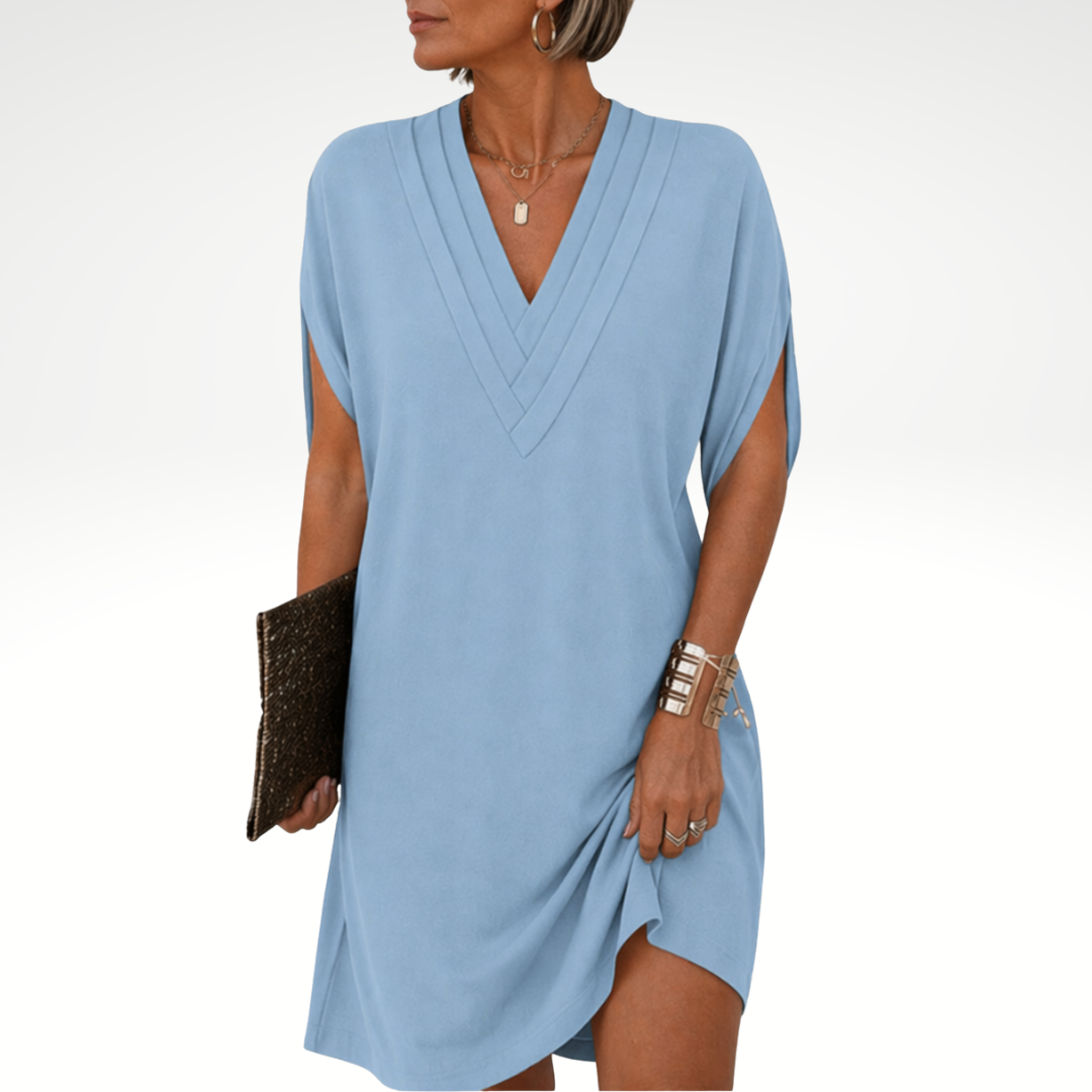 ANNINA | ABITO ELEGANTE CON SCOLLO A V