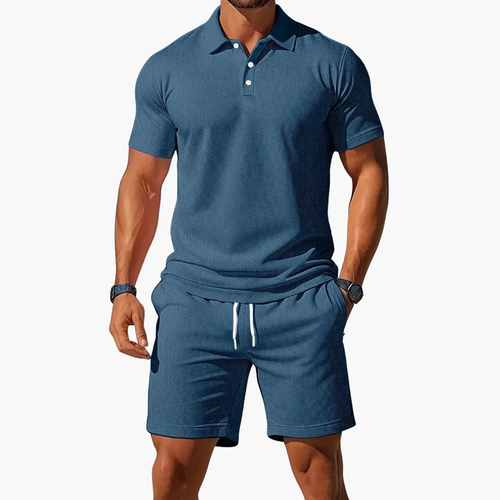 PIERO | COMPLETO ESSENZIALE POLO E PANTALONCINI