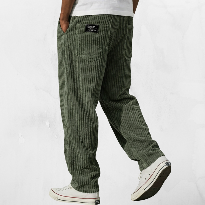 FIRST | VELCRO CORDUROY RELAXED FIT TROUSERS