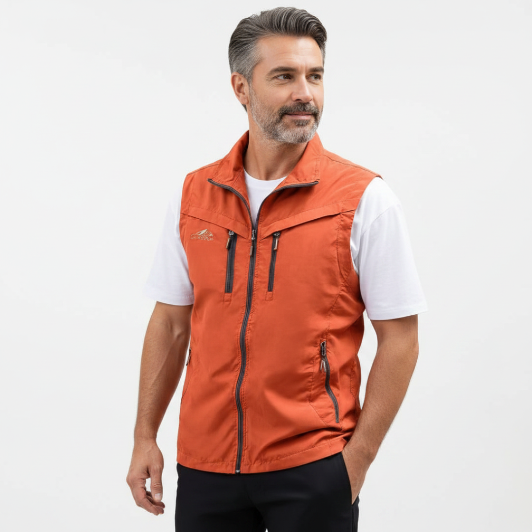 LUKA | GILET LEGGERO CON MULTI-ZIP
