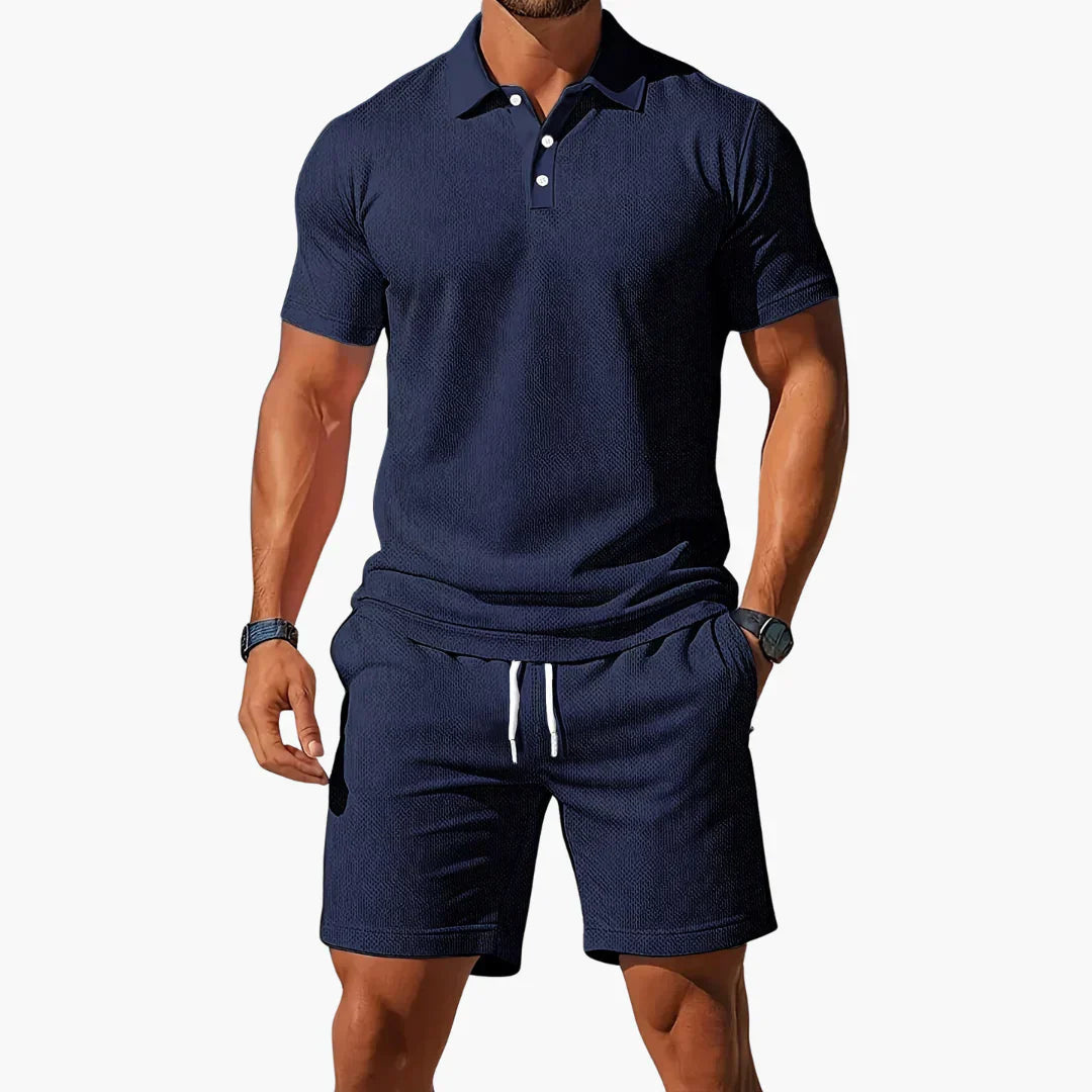 PIERO | COMPLETO ESSENZIALE POLO E PANTALONCINI