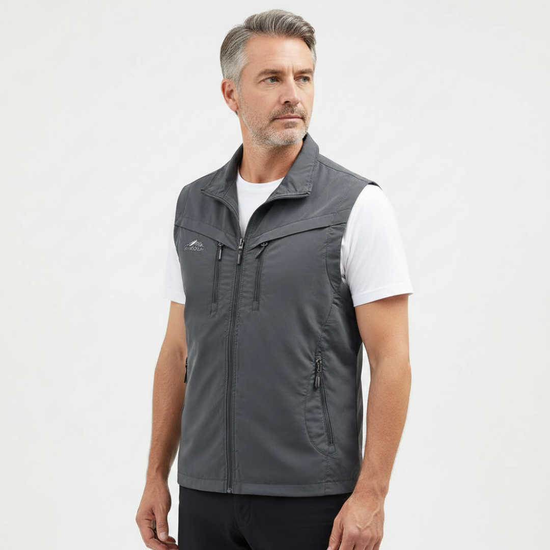 LUKA | GILET LEGGERO CON MULTI-ZIP