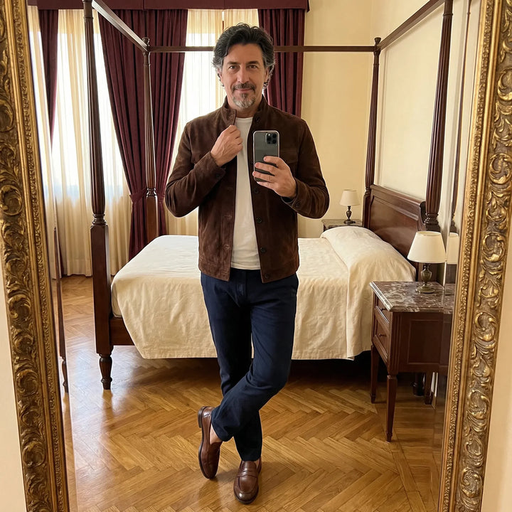 EDOARDO | GIACCA IN CAMOSCIO
