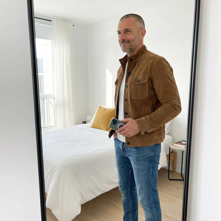 EDOARDO | GIACCA IN CAMOSCIO