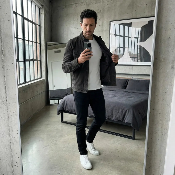 EDOARDO | GIACCA IN CAMOSCIO