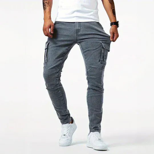 EMILIANO | JEANS CARGO STRETCH