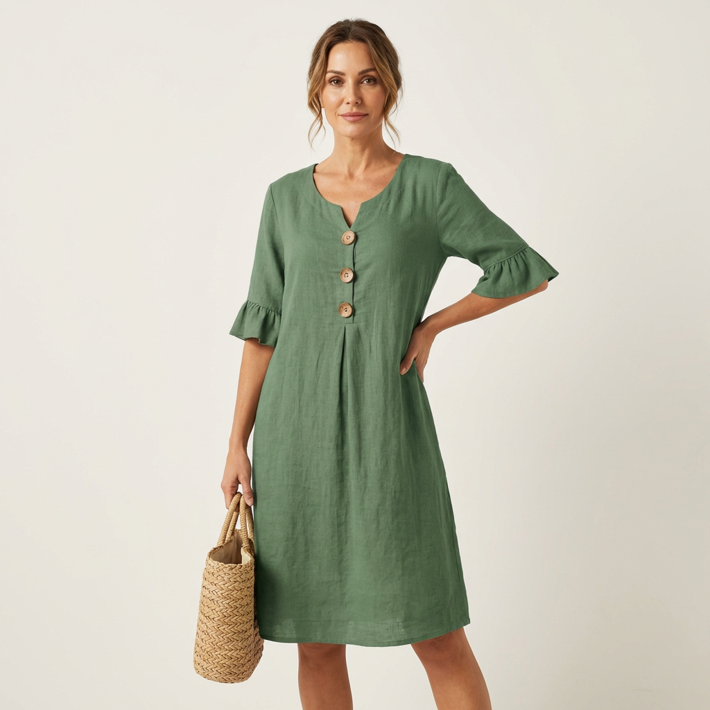 ROMOLA | ABITO CASUAL IN CONTONE E LINO