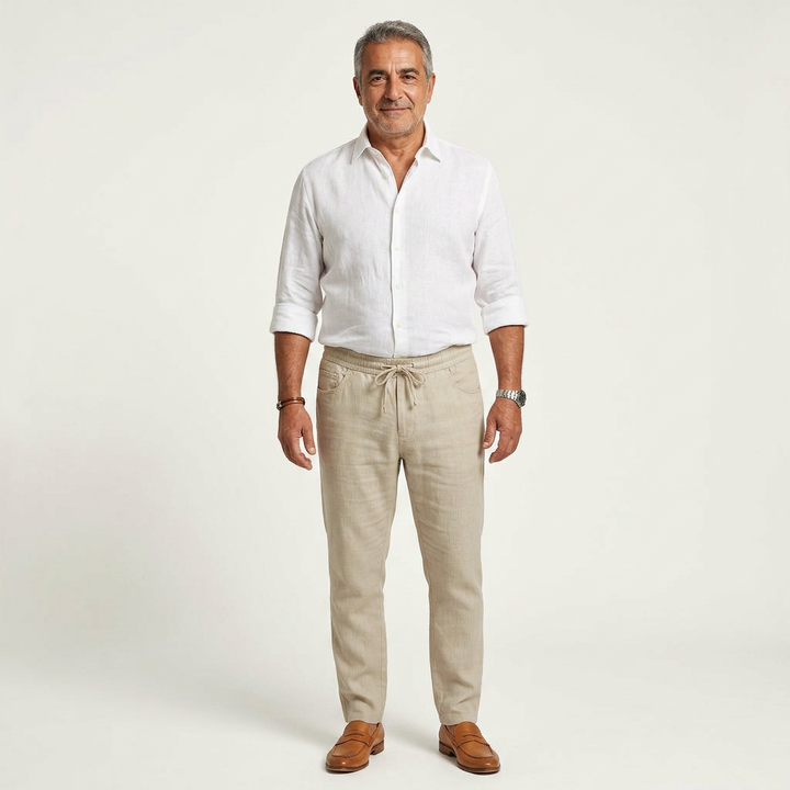 ROMEO | PANTALONI DI LINO