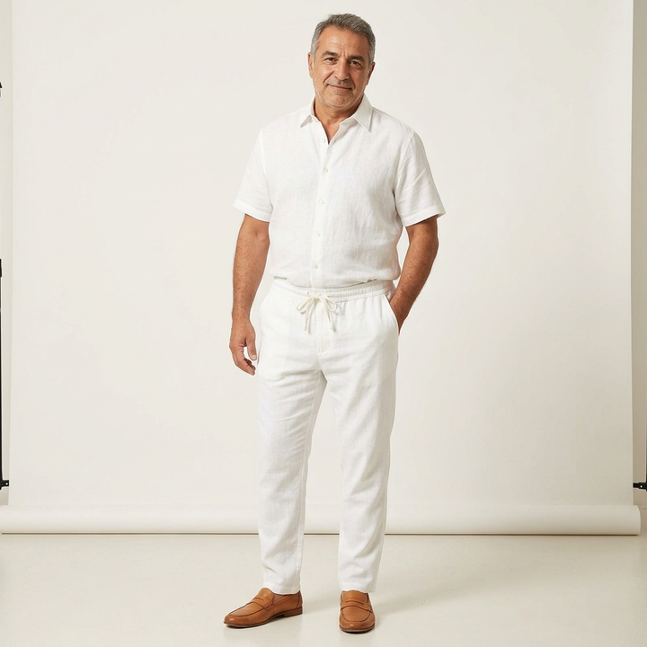 ROMEO | PANTALONI DI LINO