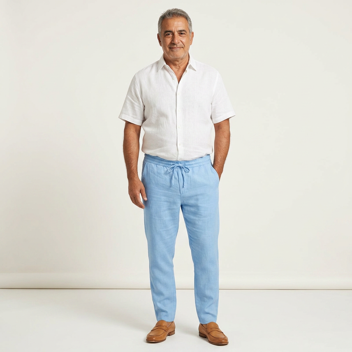 ROMEO | PANTALONI DI LINO