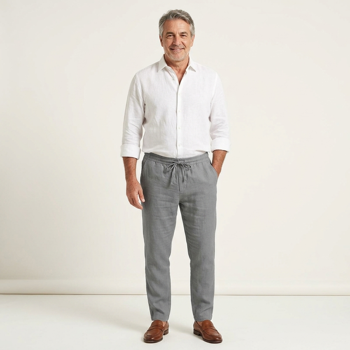 ROMEO | PANTALONI DI LINO