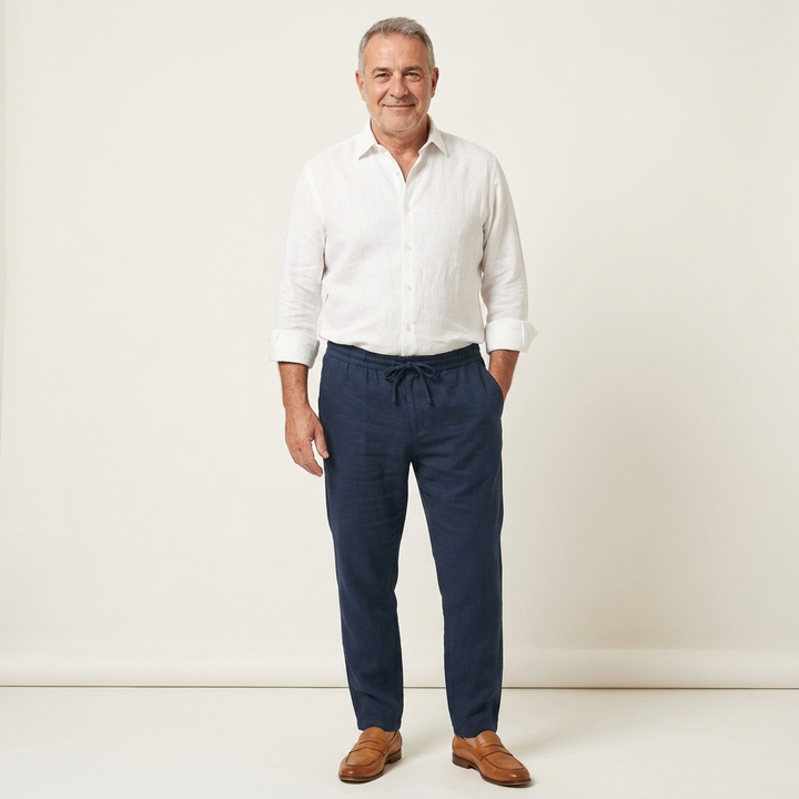 ROMEO | PANTALONI DI LINO