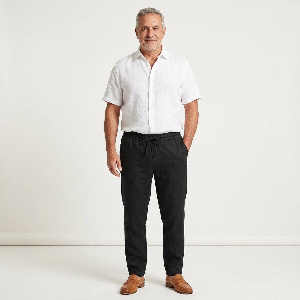ROMEO | PANTALONI DI LINO