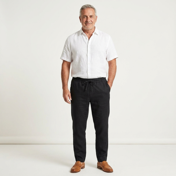 ROMEO | PANTALONI DI LINO
