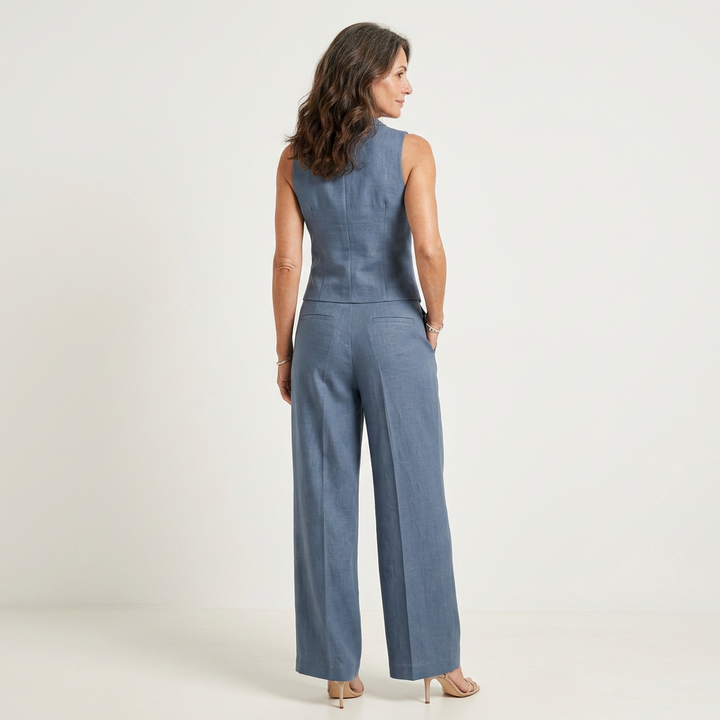 GEMMA | COMPLETO 2 PEZZI CON SCOLLO A V