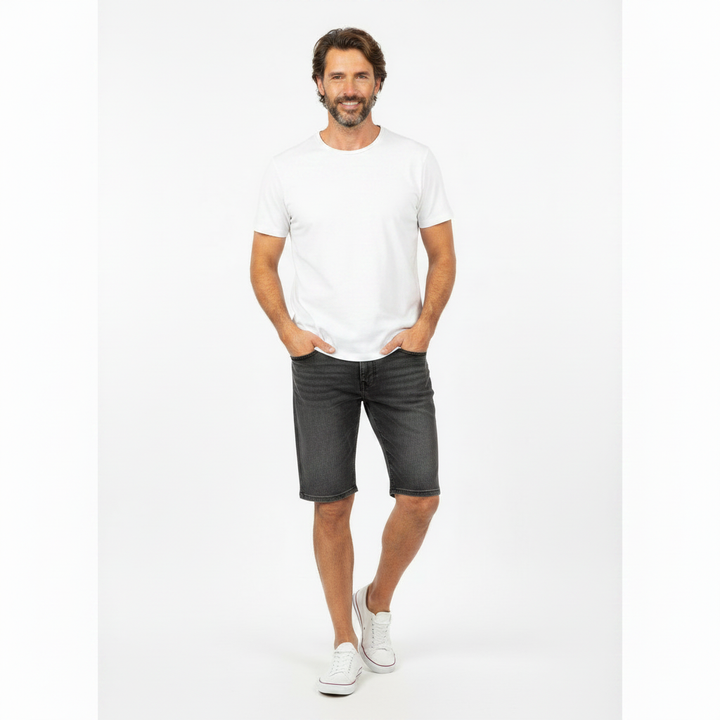 TINO | SHORTS IN DENIM ELASTICIZZATO